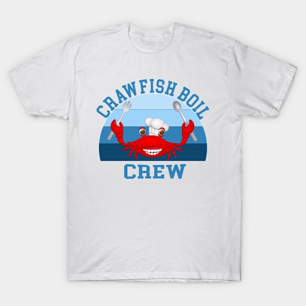 crawfish boil crew T-Shirt by Magic Arts